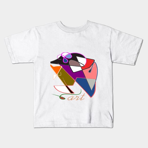 abstract Kids T-Shirt by tee_w